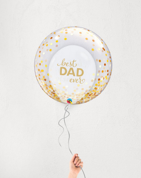 Balloons Best DAD Gold