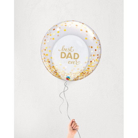 Balloons Best DAD Gold