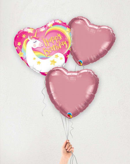 Balloon bouquet Magical Unicorn with helium in a box