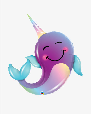 Big Balloon Party Narwhal