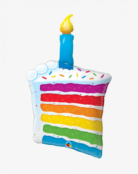Big Balloon Rainbow cake