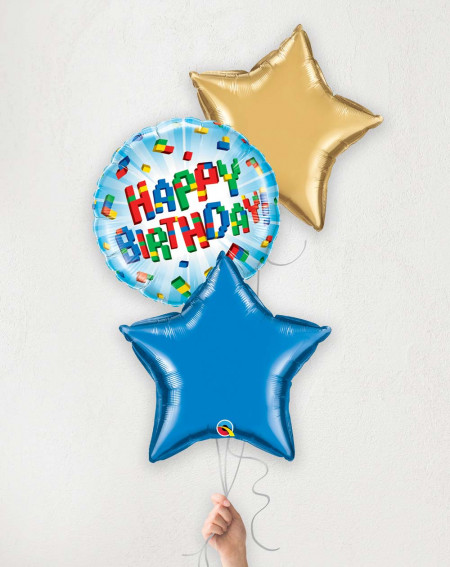 Balloon Bouquet Minecraft Birthday with helium in a box