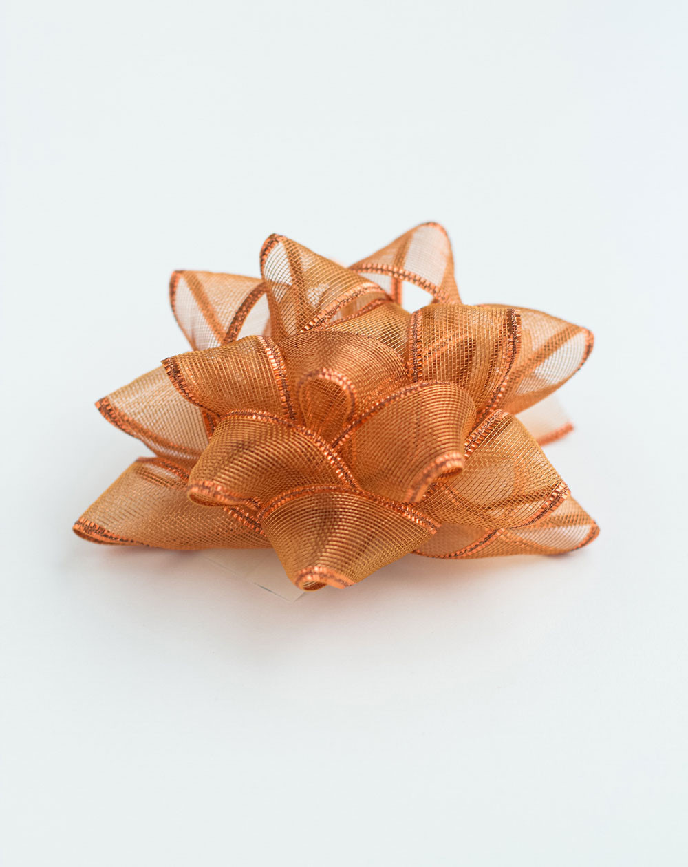 Big Rosette Bronze Fabric - Agapics