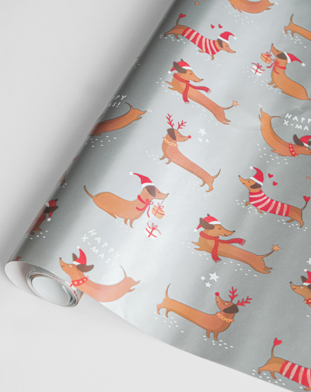 Wrapping paper "Dogs" 2m