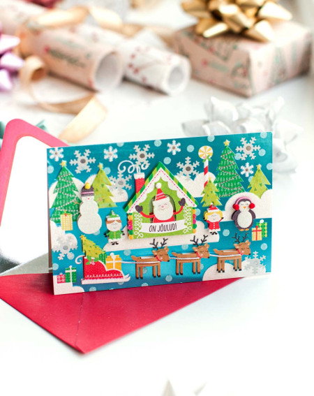 Hallmark Christmas Card Holiday land - Agapics