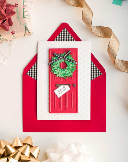 Hallmark Christmas Card Door - Agapics