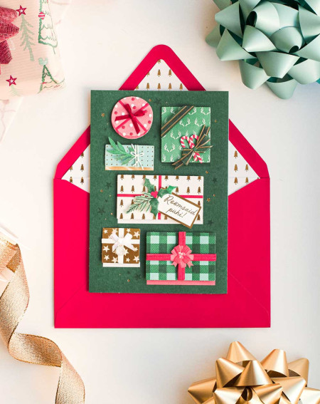 Hallmark Christmas Card Presents - Agapics