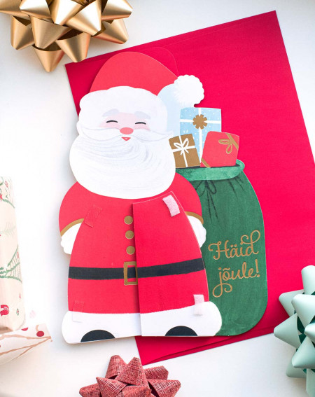 Hallmark Christmas Card and decoration Santa - Agapics