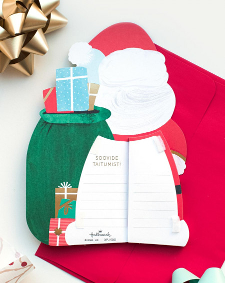 Hallmark Christmas Card and decoration Santa - Agapics