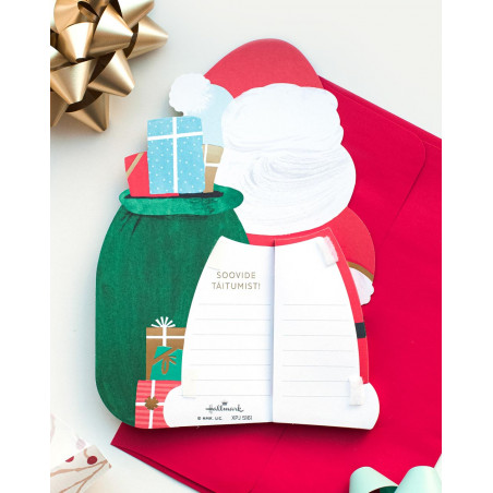 Hallmark Christmas Card and decoration Santa - Agapics