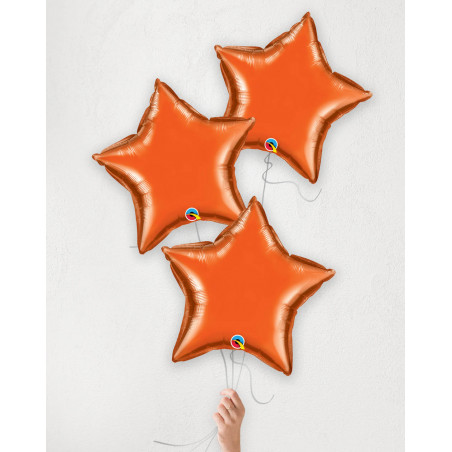 Õhupallibukett Oranz tähed