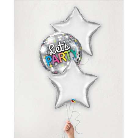 Disco Helium Balloon Bouquet