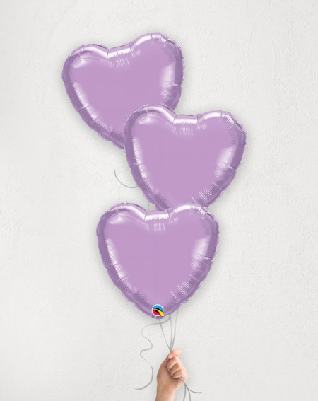 Balloon Bouquet Lilac with helium in a box