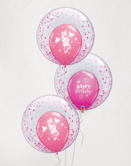 Big Balloon Bouquet Minnie Birthday