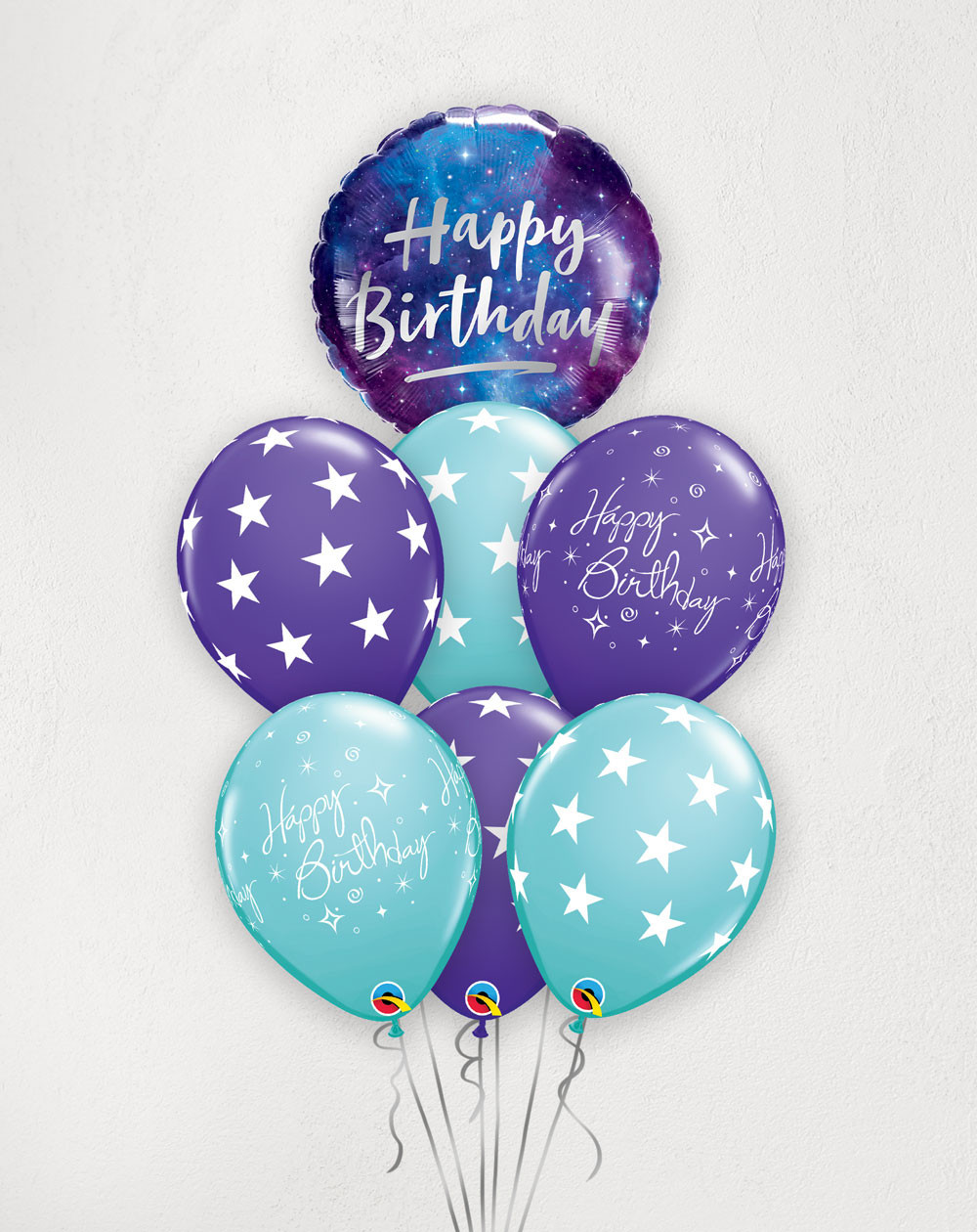 Big Helium Balloons Space Birthday - Agapics