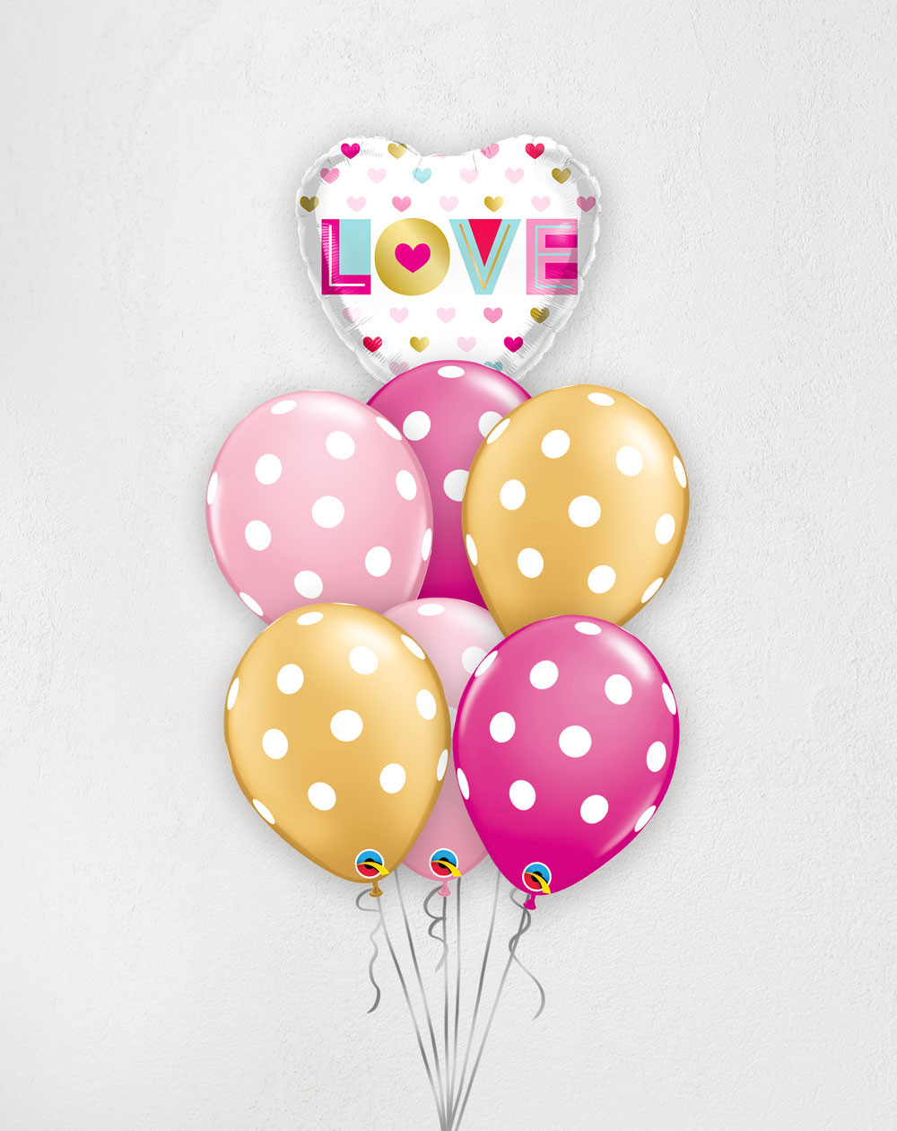 Big Balloon Bouquet Love with helium