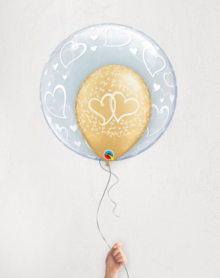 Balloons Hearts Golden