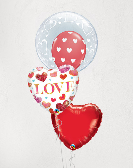 Big Balloon Bouquet Love wishes