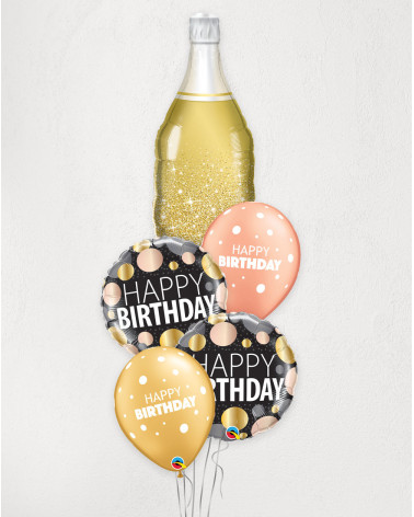 Big Helium Balloons Birthday Gift Drink - Agapics