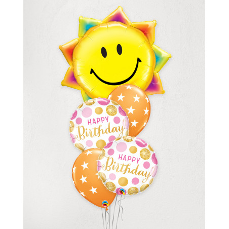 Big Balloon Bouquet Sun