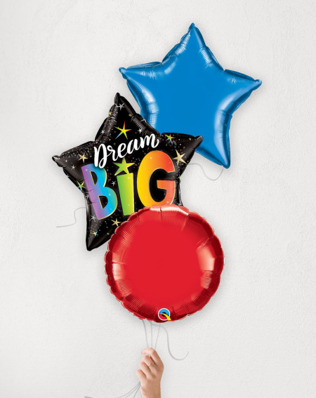 Balloon Bouquet Dream Big with helium in a box
