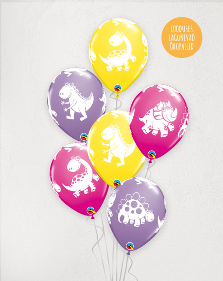 M Balloon Bouquet Dinosaurs