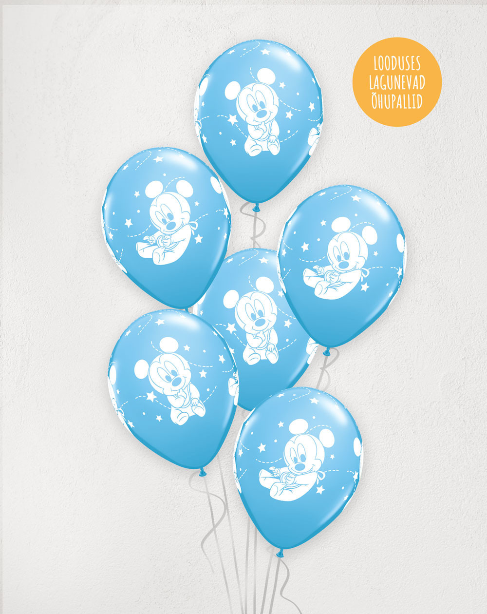 M Balloon Bouquet Mickey Baby