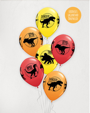 M Balloon Bouquet Jurassic Park