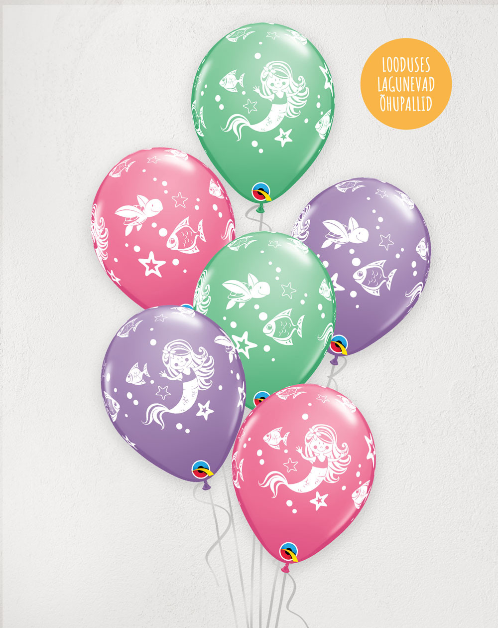 M Balloon Bouquet Mermaid