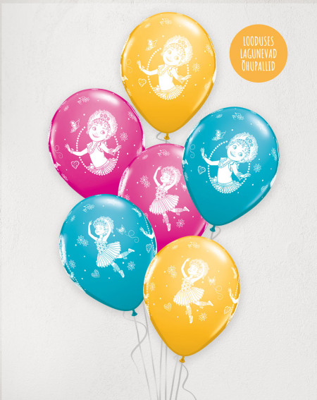 M Balloon Bouquet Fancy Nancy