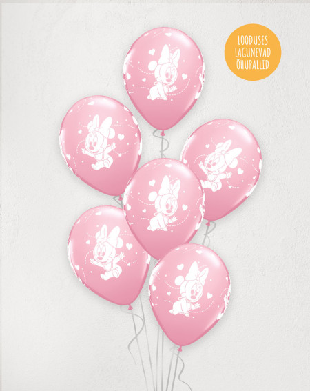 M Balloon Bouquet Minnie Baby