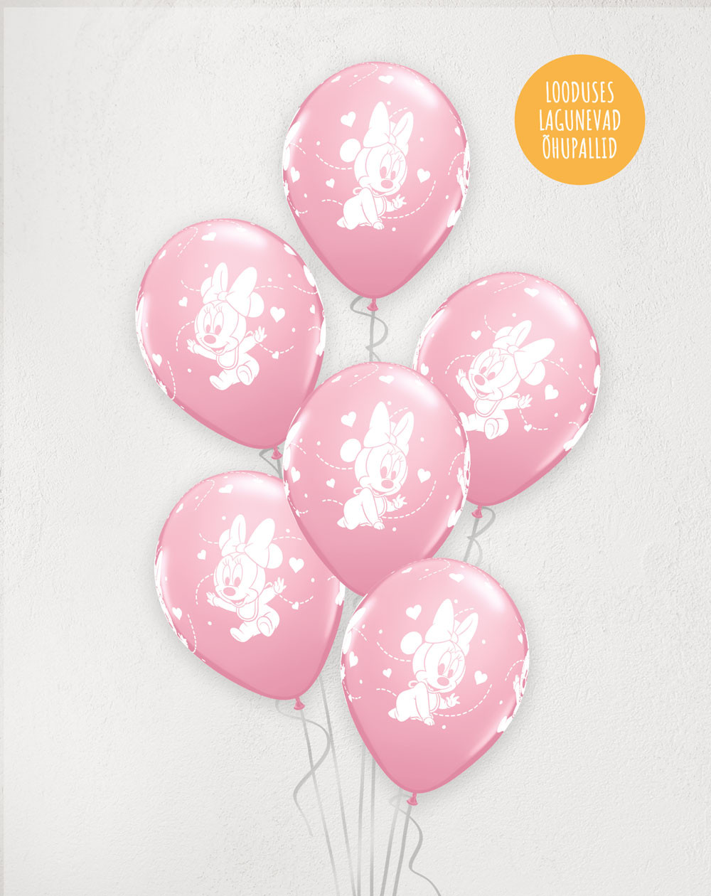 M Balloon Bouquet Minnie Baby