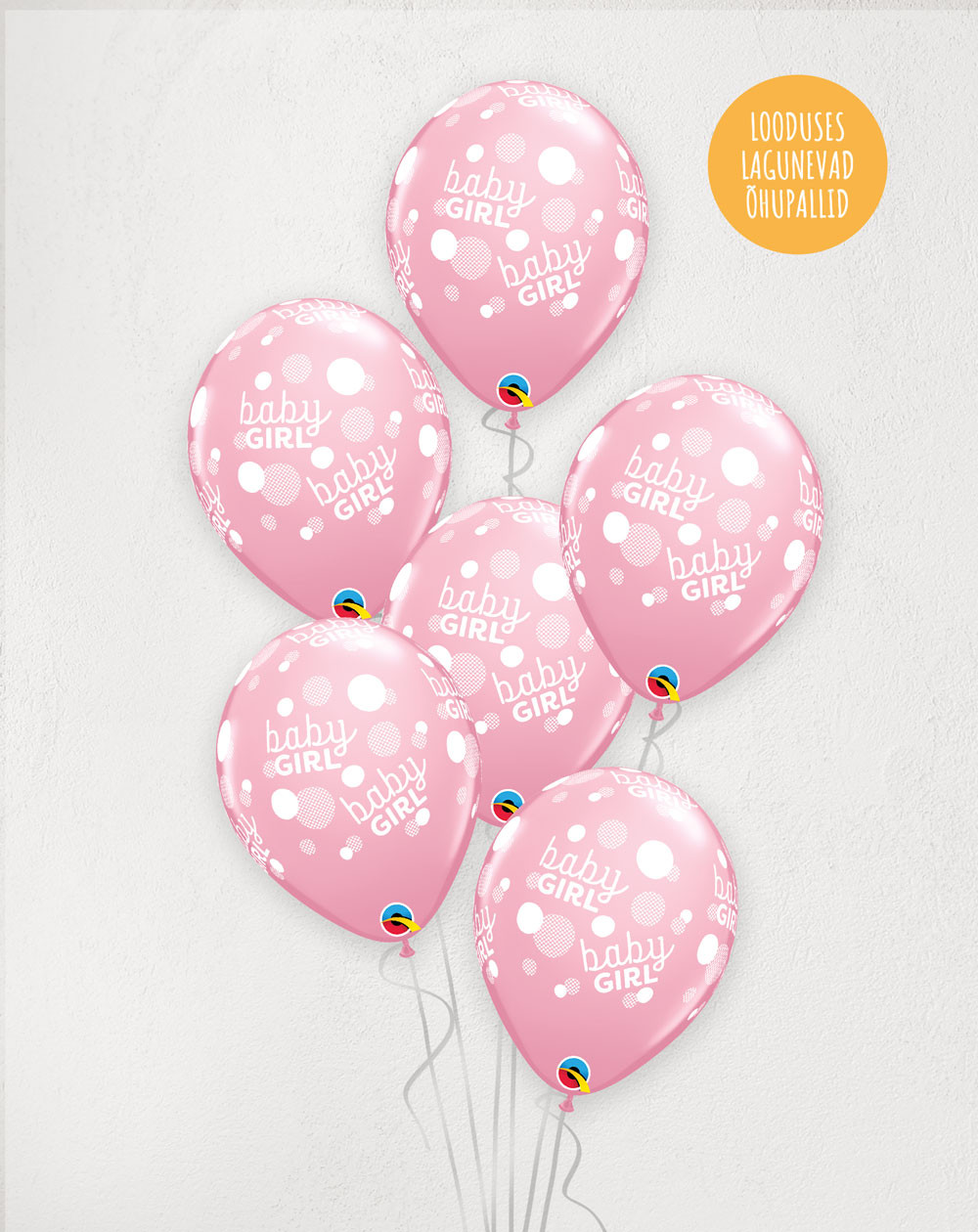 Baby girl sales balloons delivery