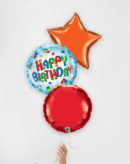 Balloon Bouquet Joyful Birthday with helium in a box
