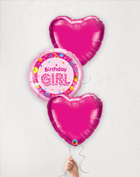 Balloon Bouquet Girl's Heart
