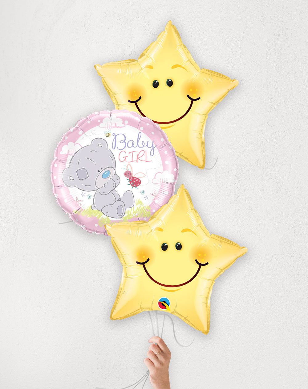 Balloon Bouquet Baby Girl's Stars