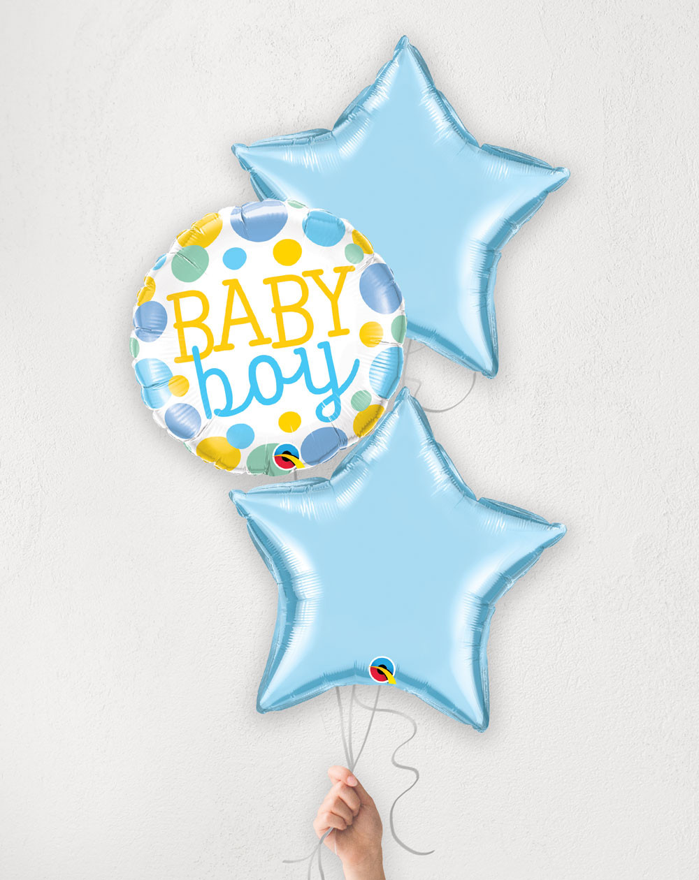 Balloon Bouquet Baby Boy's Dots