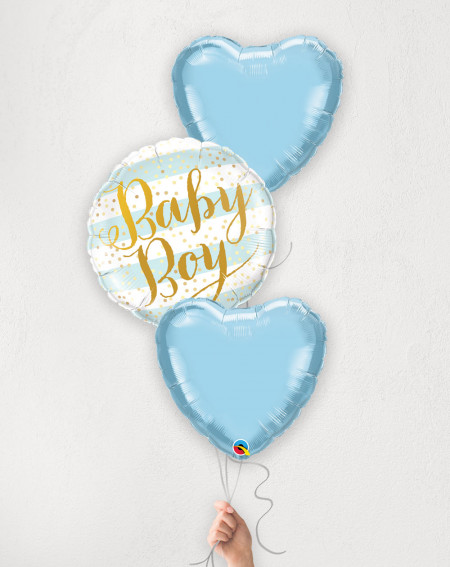 Balloon Bouquet Blue Baby Boy