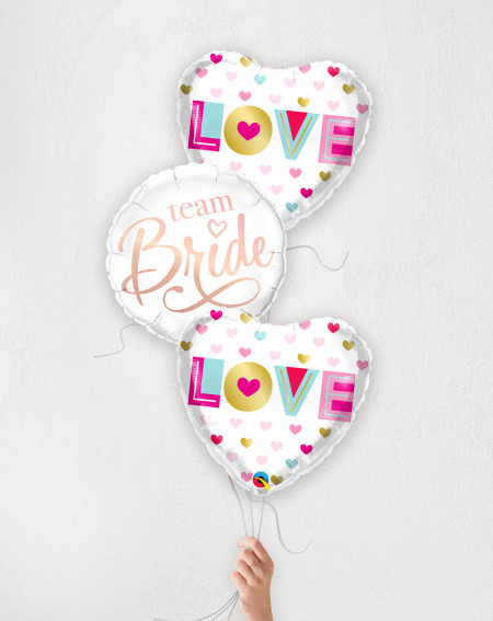 Balloon Bouquet Love and Bride