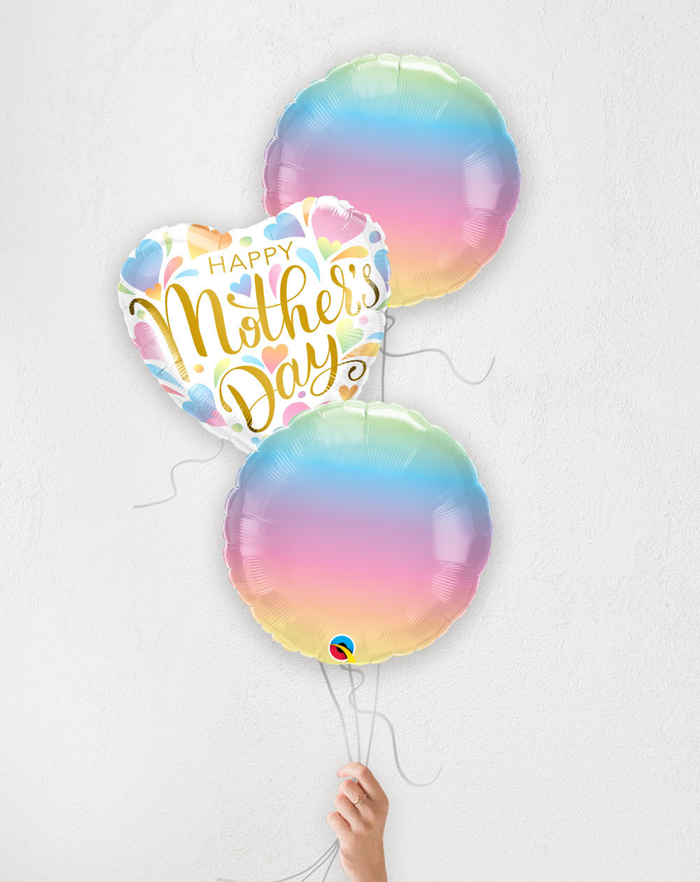 Balloon Bouquet Mother Ombre with helium in a box
