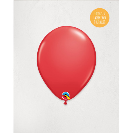 Latex Balloon Red - Balloon delivery by courier - Agapics