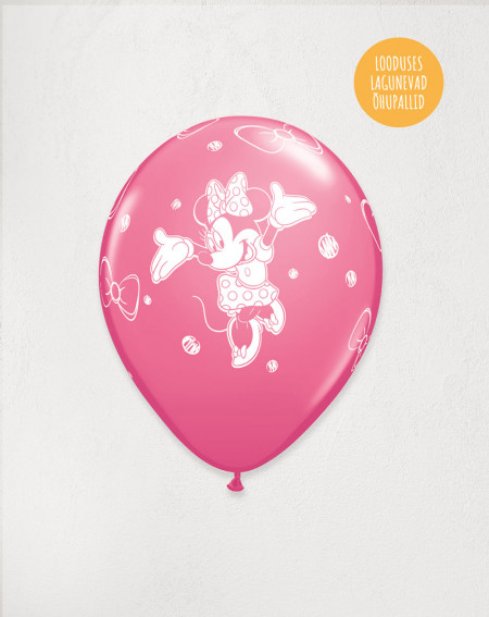 Latex Balloon Minnie Mouse - Kids balloons - Agapics