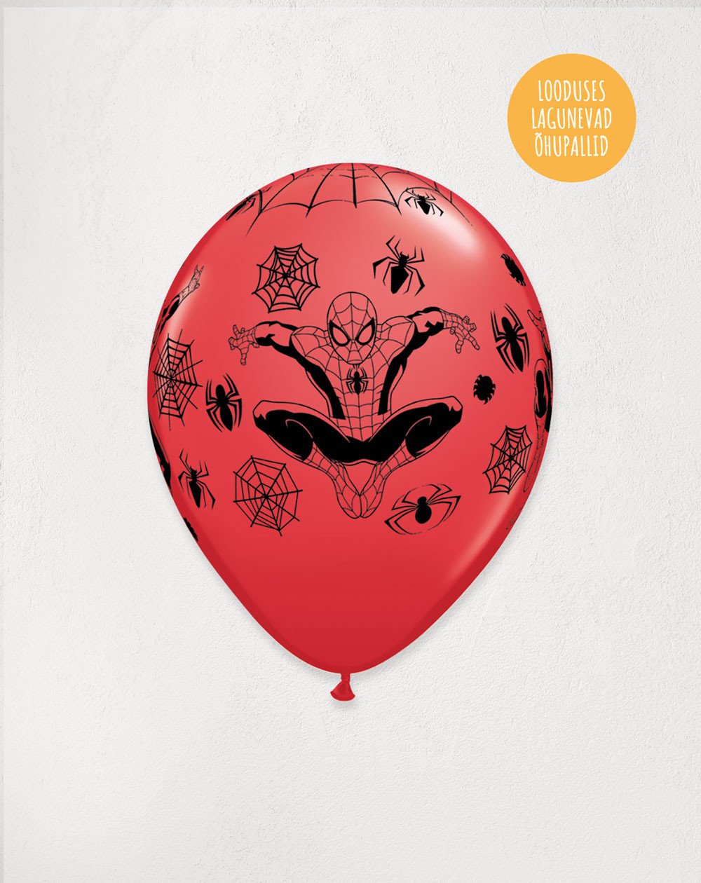 Latex Balloon Spiderman - Agapics