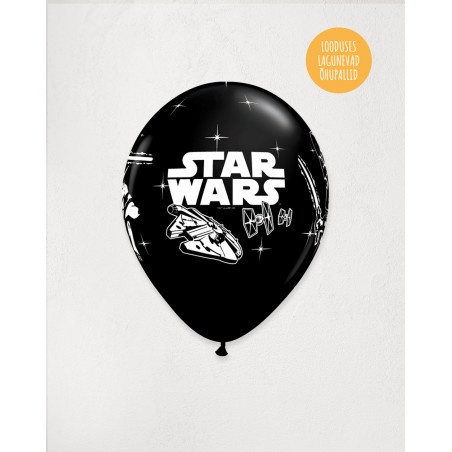 Õhupall Must Star Wars
