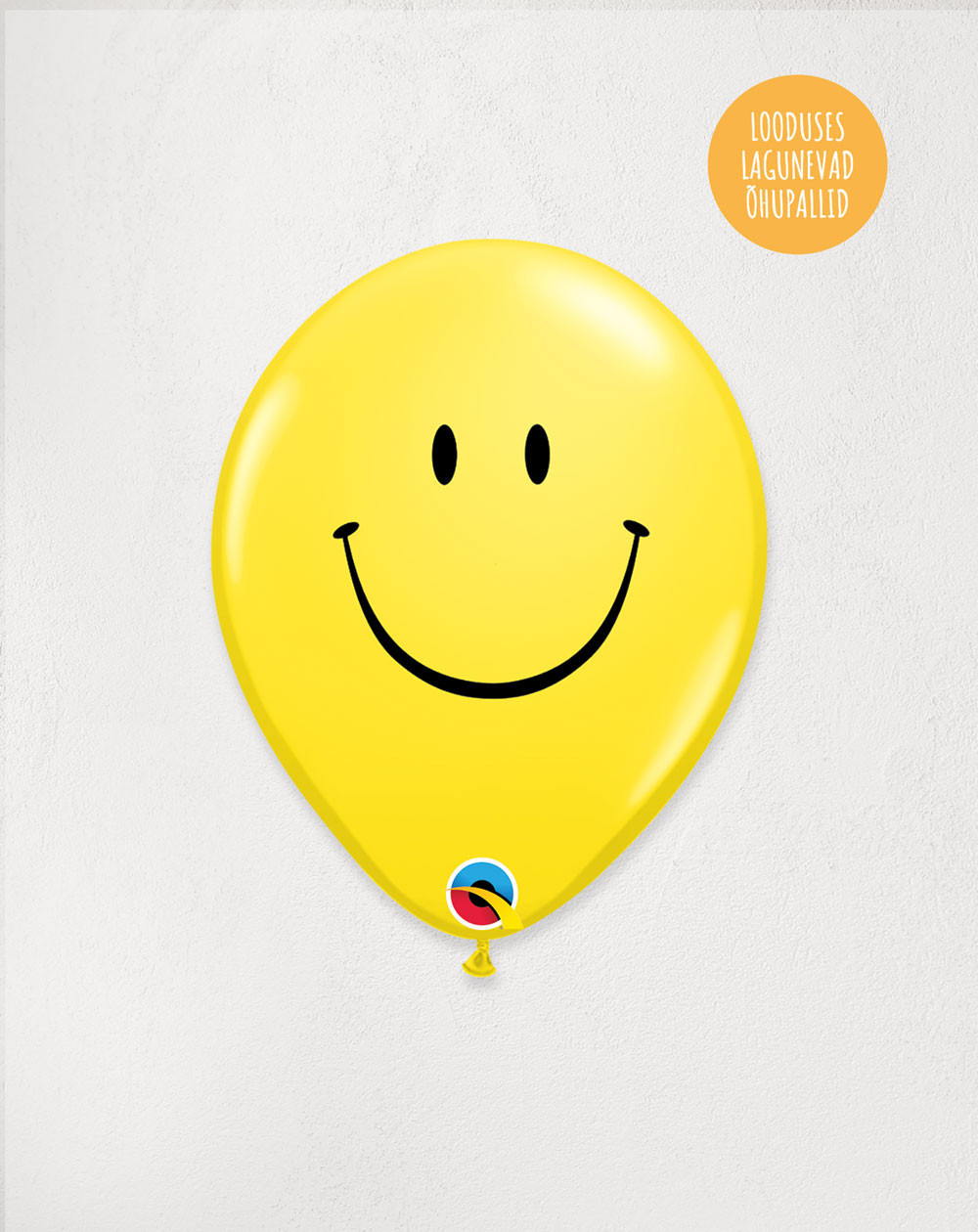 Latex Balloon Smile Face - Agapics