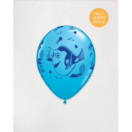 Latex Balloon Blue Dory - Agapics