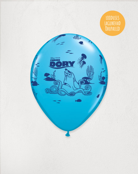 Latex Balloon Blue Dory - Agapics