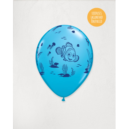 Latex Balloon Blue Dory - Agapics