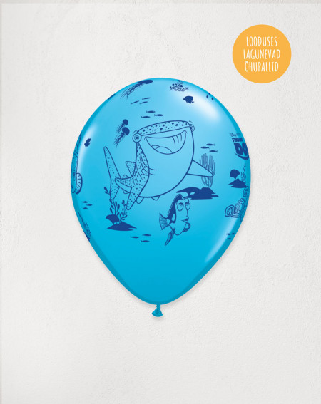 Latex Balloon Blue Dory - Agapics