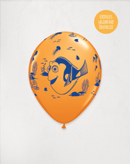 Latex Balloon Orange Dory - Agapics